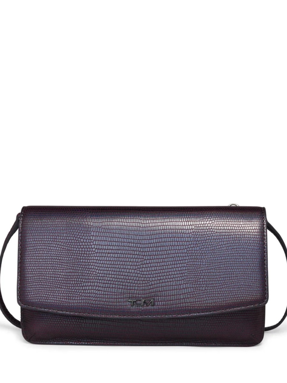 Tumi Plum Belden Leather Crossbody Bag